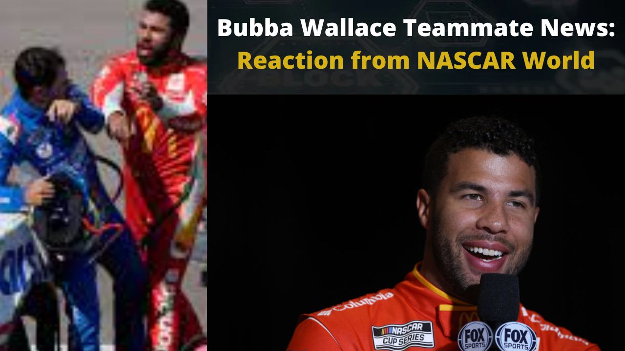 Bubba Wallace Teammate News Reaction from NASCAR World